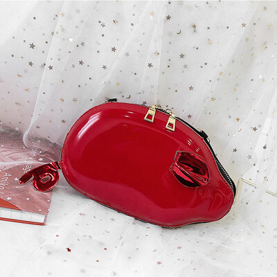 

Tailored Women Spring And Summer Fashion Patent leather Candy Color Cartoon Bag Messenger