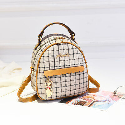 

The new trendy Korean version of the womens bag is a simple backpack with a single shoulder&a oblique satchel