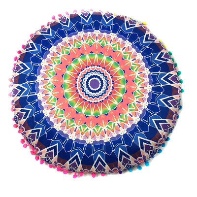 

Siaonvr Indian Mandala Floor Pillows Round Bohemian Cushion Cushions Pillows Cover Case