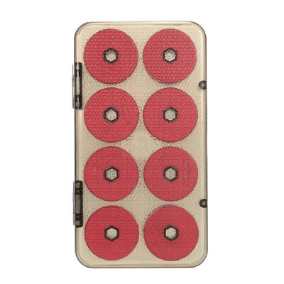 

16pcs 19 105 35cm Portable Fishing Main Lines Spool Case Foam Spool Bobbins Storage Box Carrying Holder Fishing Tackle Case