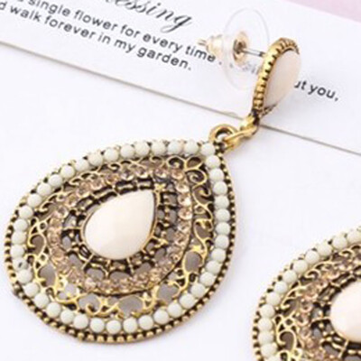 

1 Pair Bohemian full dripping earrings