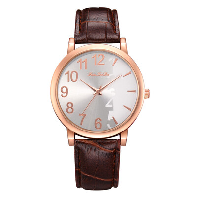 

FanTeeDa Watches Women Quartz Clock Watches Leather Women Watch Causal Simple Wristwatch Montre Femme bayan kol saati 533