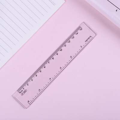 

Toponeto Clear Plastic Straight Ruler Plastic Measuring Tool for Student School Office