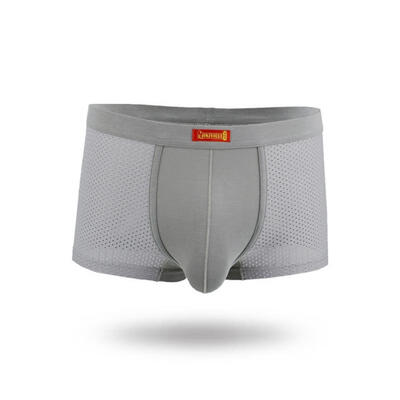 

SummeryTiny Meshes Solid Color Manly NylonModal Boxers For Gentlemen