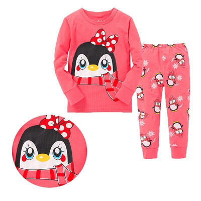 

Baby Child Girls Kids Cartoon Sleepwear Pajamas Set Nightwear Clothing Outfits