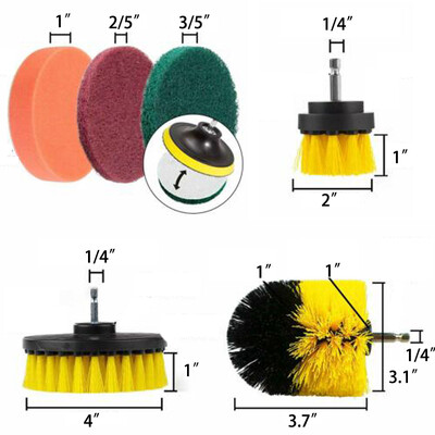 

Electric Scrubber Drill Brush Scouring Pad Cleaning Bath Shower Tile Grouting