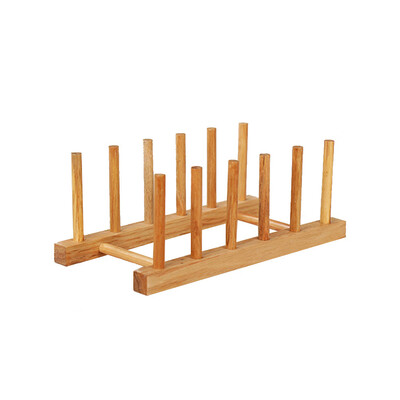 

Gobestart Bamboo Dish Rack Dishes Drainboard Drying Drainer Storage Kitchen Cabinet Organizer