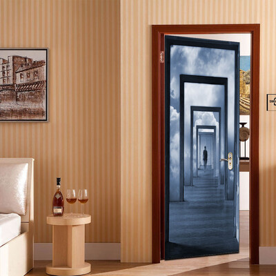 

〖Follure〗Door Sticker Decorative Painting BedroomLiving room TV Wall Decoration Wall Stic