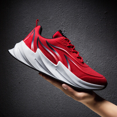 

Mens shoes personality flame white shoes casual mens sports shoes breathable wild tide shoes