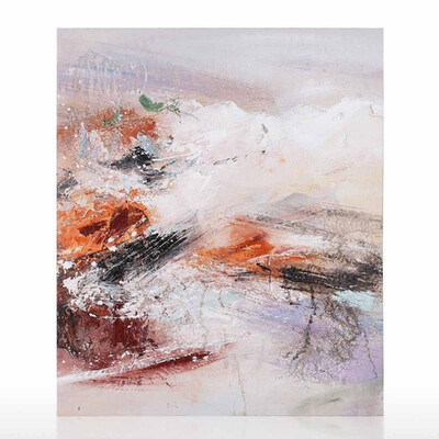 

Gobi Landscape Oil Painting on Canvas Hand Painted Modern Contemporary Artwork