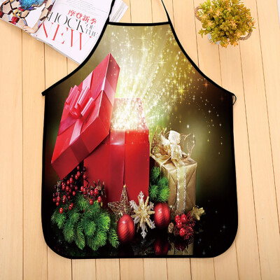 

Tailored Christmas Decoration Waterproof Apron Kitchen Aprons Dinner Party Apron