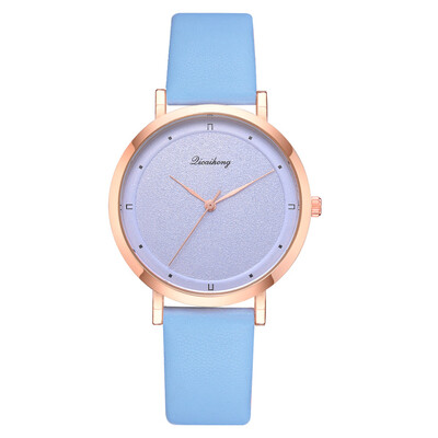 

Minimalist Casual Hour clock Fashion Luxurious Girls Ladies Leather Flash Dial Quartz Analog WristWatches Dropshipping &Ff