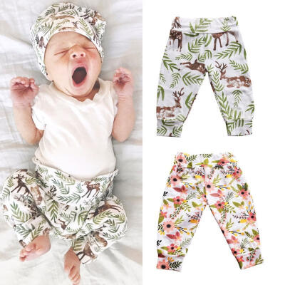 

Newborn Infant Baby Boy Girls Bottoms Casual Harem Pants Leggings Long Pants