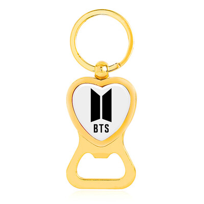 

KPOP BTS Keychains Bottle Opener Key Ring Metal Hanging Key Ring Key Chain