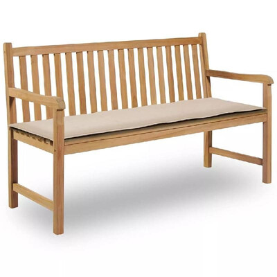 

Garden Bench Cushion Cream 59"x197"x118"