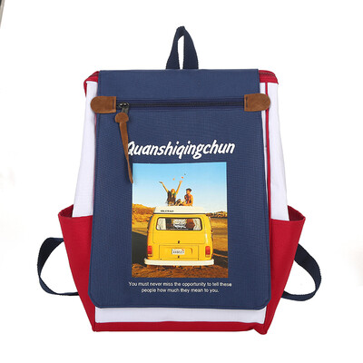 

Ins wind bag female Korean high school backpack student computer bag large capacity fashion backpack