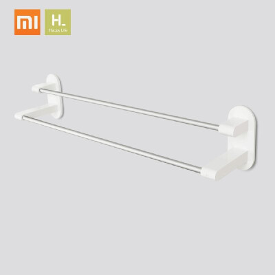 

Xiaomi HL Towel Holder Bathroom Door Kitchen Towel Hook Storage Scarf Hanger Cabinet Hanging Aluminum Alloy Towel Rack Wall Mounte