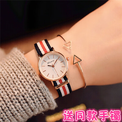 

Female students of Mori Department Xiao Qing Xin Baijian Watch Korean version of simple ulzzang leisure atmosphere Retro