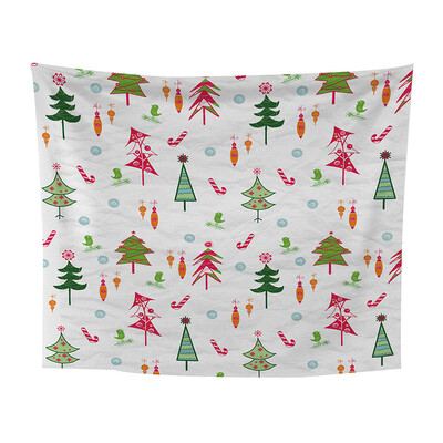 

Gobestart Christmas Printing Home Tapestry Wall Hanging Wall Decoration Beach Towel