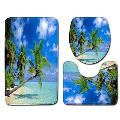 

〖Follure〗3pcs Non-Slip Bath Mat Bathroom Kitchen Carpet Doormats Decor