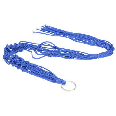 

Vintage Knotted Hand Knitted Rope Plants Flowerpot Hanger Lifting Rope