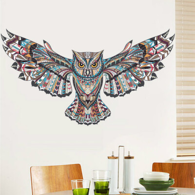 

Colorful Owl Rooms Decorations Birds Flying Animal Wall Stickers Adhesive Decor
