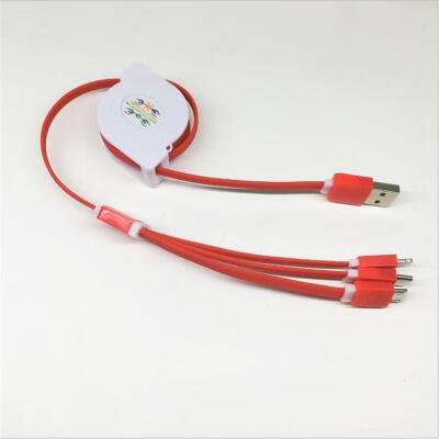 

Retractable Charge Cable Type C Micro USB Lightning Charge Cord