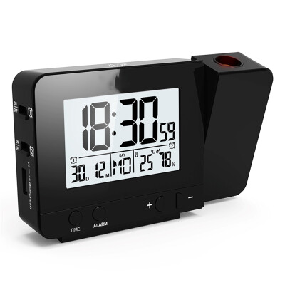 

Digital Projection Alarm Clock Temperature&Time Sync with LCD Screen SM2710-1103