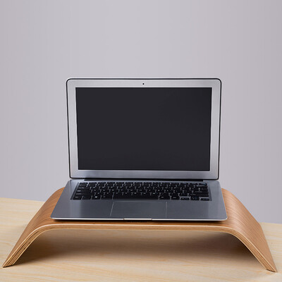 

Universal Desktop Computer Monitor Heighten Bamboo Stand Dock Holder Display Bracket for iMac PC Notebook Laptop