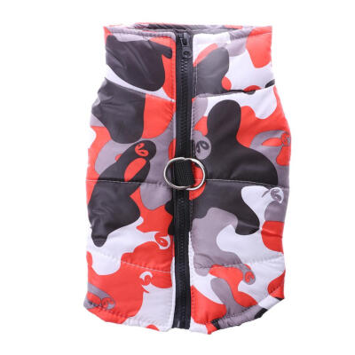 

Warm Pet Clothes Camouflage Windproof Dog Coat Vest Jacket Padded Clothes