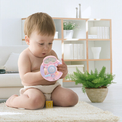 

YIWULASteering Wheel Toy Cars Simulated Driving Steering Wheel Electric Musical Pretend Play Toy