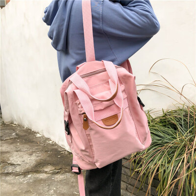 

Schoolbag female college students Korean version of Harajuku ulzzang high school campus bf ancient feeling girl ins backpack