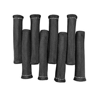 

Tailored BLACK 8 PCS 1200° Spark Plug Wire Boots Heat Shield Protector Sleeve