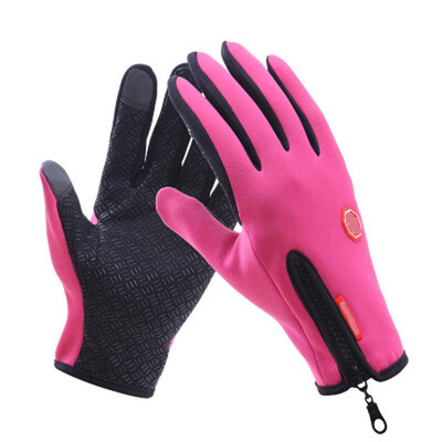 

Waterproof Warm Touch Screen Gloves Fleece Cycling Wrist Gloves Outdoor Sport