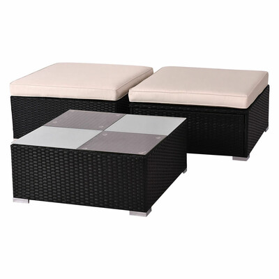 

Outdoor Patio Rattan Furniture Set Infinitely Combination with Cushion-C