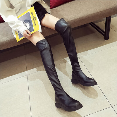 

Short boots women spring&autumn single boots new British style retro thick with handsome Martin boots temperament round head m