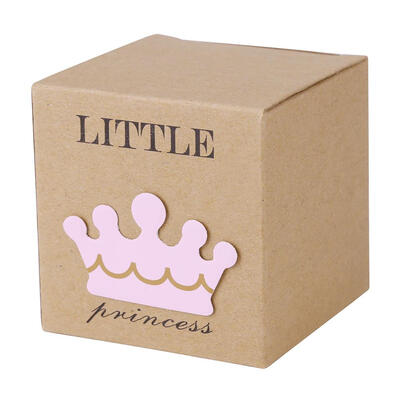 

European Prince Princess Wedding Candy Box Baby Full Moon Gift Box Holder