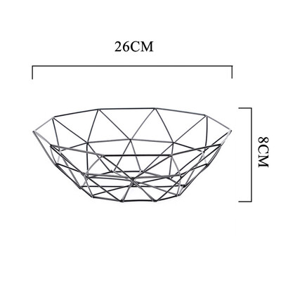

3 Colors Kitchen Metal Fruit Basket Hanger Holder Hook Home Decor Durable New