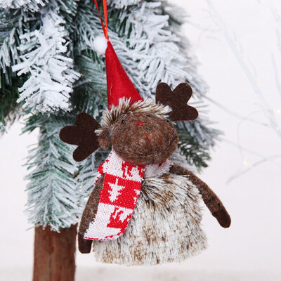 

Christmas Tree Hanging Decoration Xmas Doll Ornament Santa Claus Snowman Reindeer