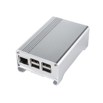 

Aluminum Alloy Protective Case Housing Shell Enclosure Box for Raspberry Pi 3 Pi 2&B with Cooling Fan