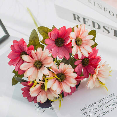 

Artificial Daisy Flowers Cosmos Silk Fake Flowers Decorative Stamens Small Daisies for Wedding Flowers Home Decor