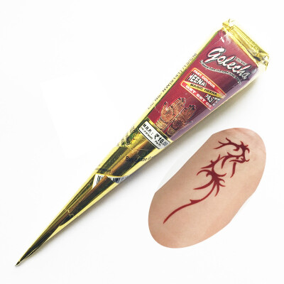 

Indian Henna Paste Tattoo CreamBeauty Women Finger Body Cream Paint DIY Temporary Drawing for Tattoo Stencil