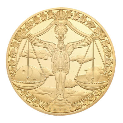 

12 Constellation Gold Plated Physical Commemorative Coin Collectible Gift