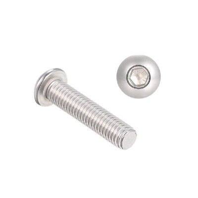 

A2 IS07380 304 Stainless Steel Hex Screw Socket Button Bolts Screws M840