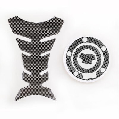 

New Carbon-Look Fuel Tank Decal Pad Gas Cap Pad Cover Sticker For Yamaha YZF R1 R6