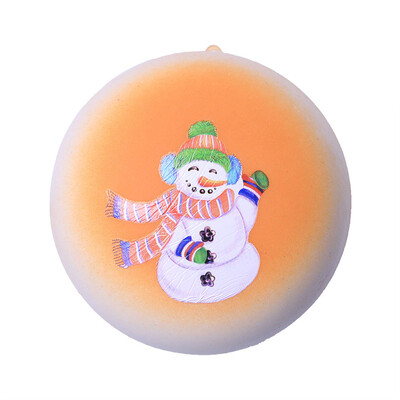 

Tailored Hot Christmas Snowma Bread Slow Rising Scented Relieve Stress Toy Key Pendant