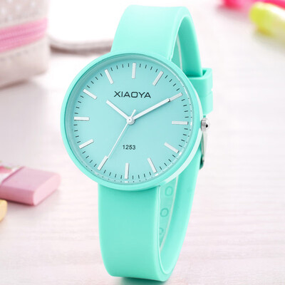 

Watch female fashion trend Korean version of simple casual cute middle school childrens exam watch small fresh quartz watch