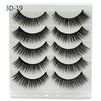 

3d Synthetic Hair Lashes curl false eyelashes False Eyelashes Natural Dense Curling Handmade False Lashes Makeup Tool