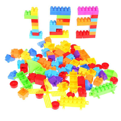 

110pcs Baby Kid Building Brick Match Puzzle Educational Intellectual Toy