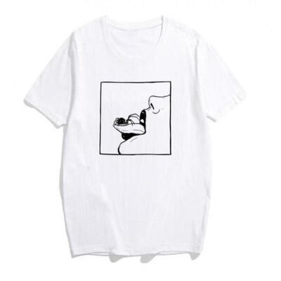 

Simple Unisex Adlut Men Women Short Sleeve T shirt Summer Cotton Tops Basic Tee